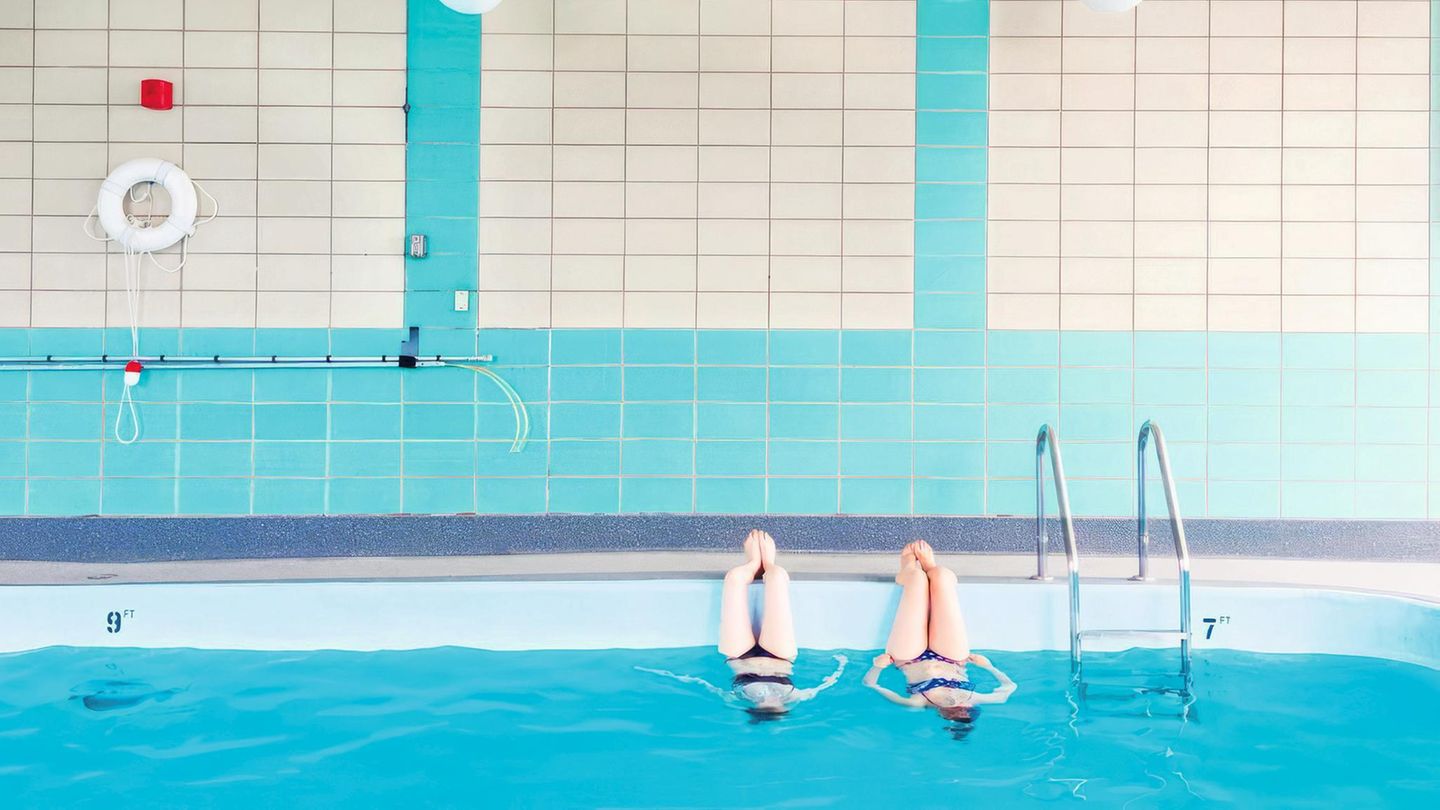 Bel Harbour Pool in Chicago, Illinois, USA