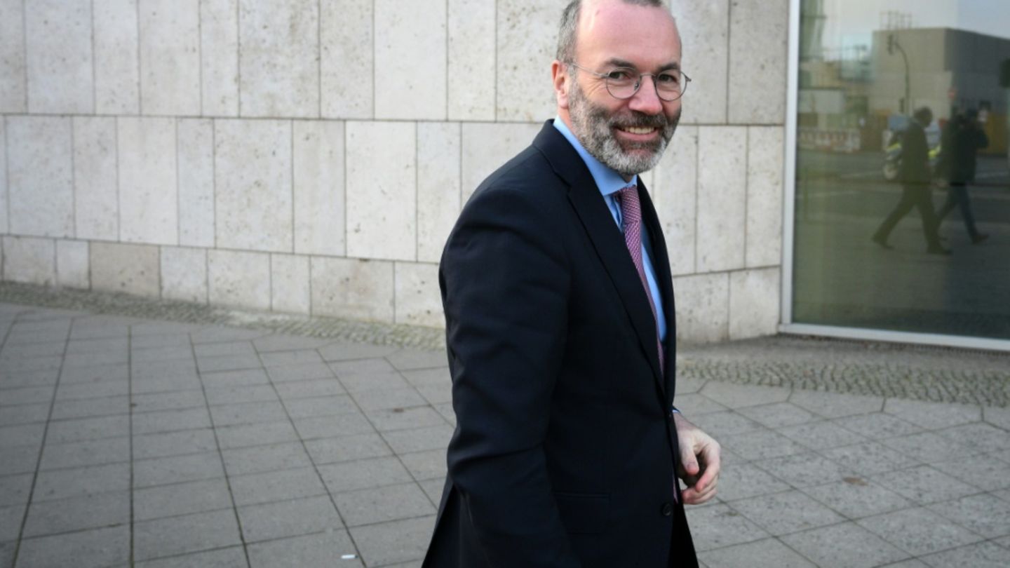 Manfred Weber im Januar in Berlin