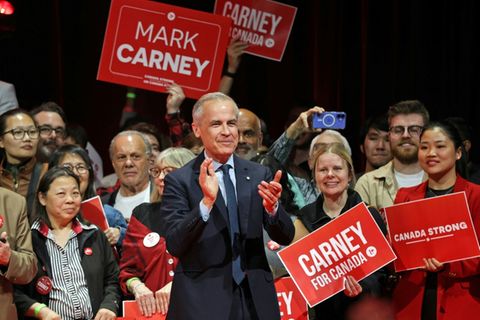 Wahlsieger Mark Carney bei Wahlparty in Ottawa