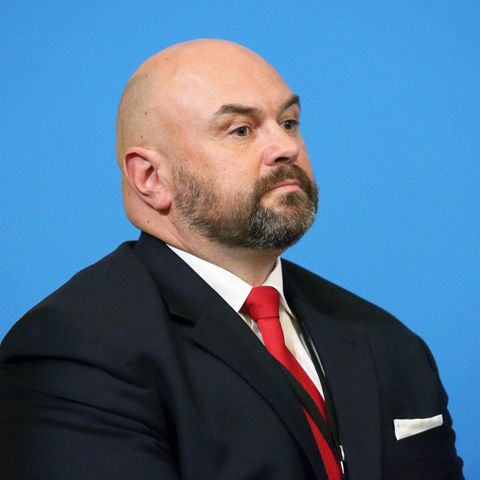 André Schulz beim Deutschlandkongress im Jahr 2016. Der damalige Vorsitzende des Bunds Deutscher Kriminalbeamter (BDK) steht aktuell vor dem Landgericht Hamburg.     