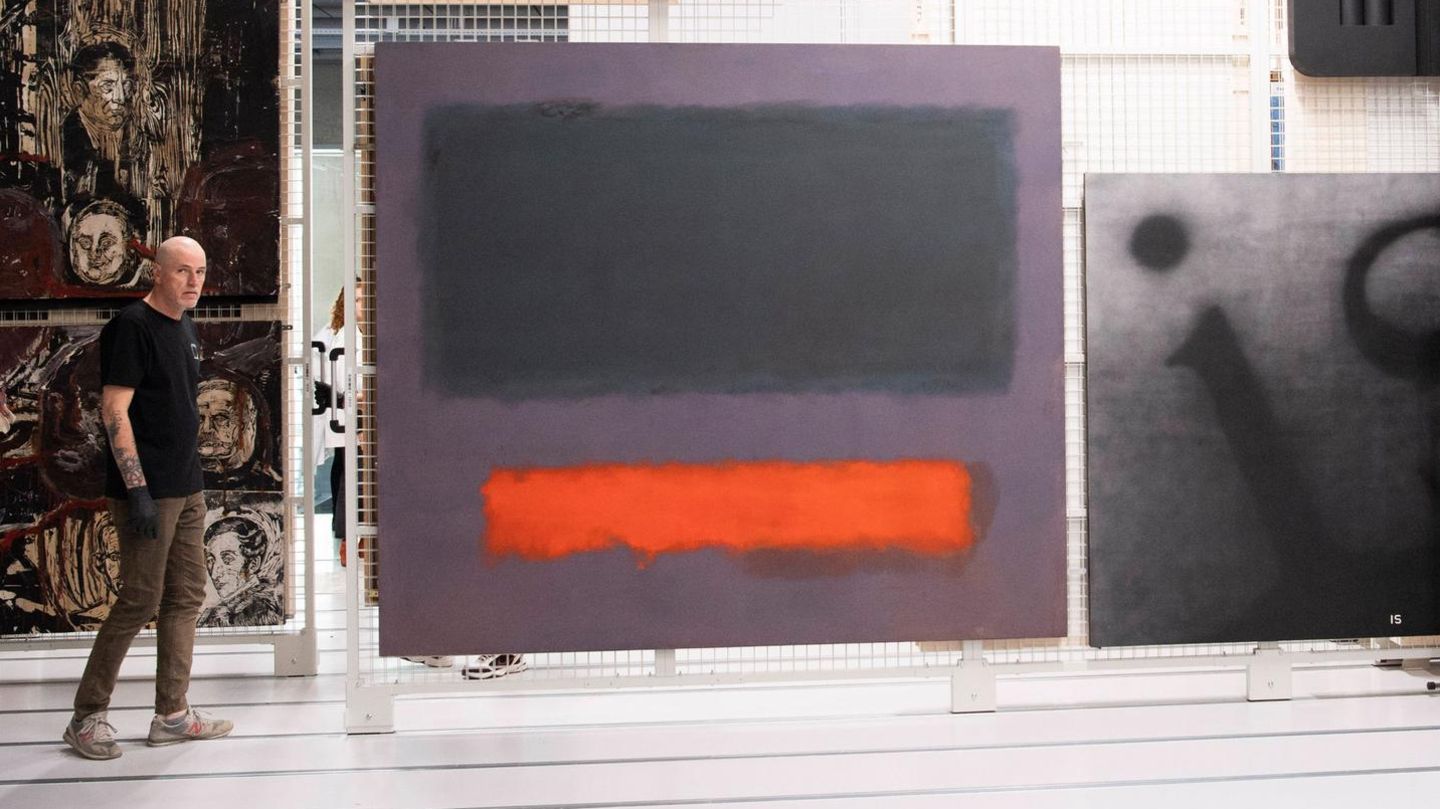 Mark Rothko Kind beschädigt Gemälde im Wert von 50 Millionen Euro