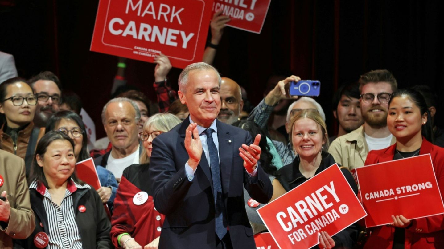Premierminister Carney bei Wahlparty in Ottawa