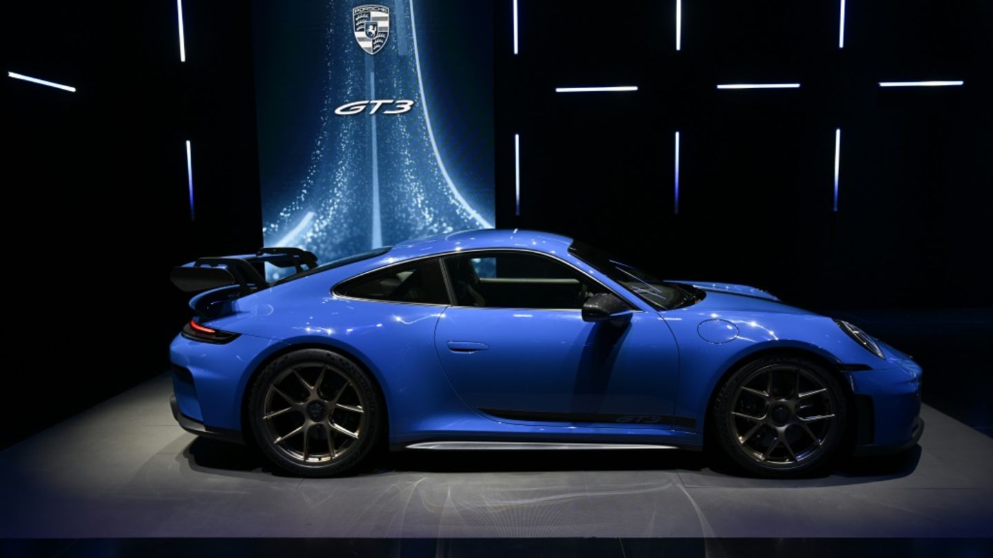 Porsche GT3 auf der Shanghai Auto Show