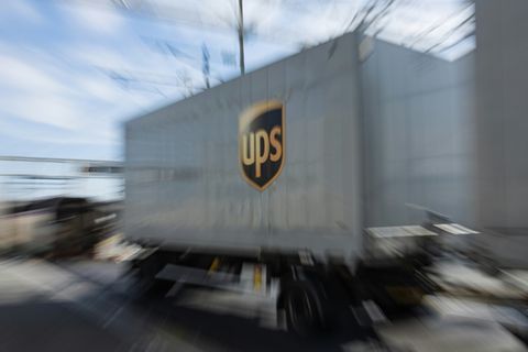 Logo des Paketdienstes UPS