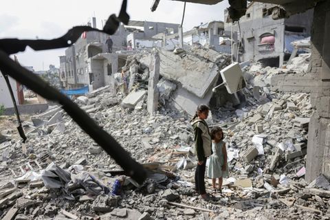 Zerstörung nach israelischem Angriff im Gazastreifen