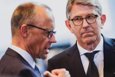 Wolfram Weimer (r.) mit Friedrich Merz