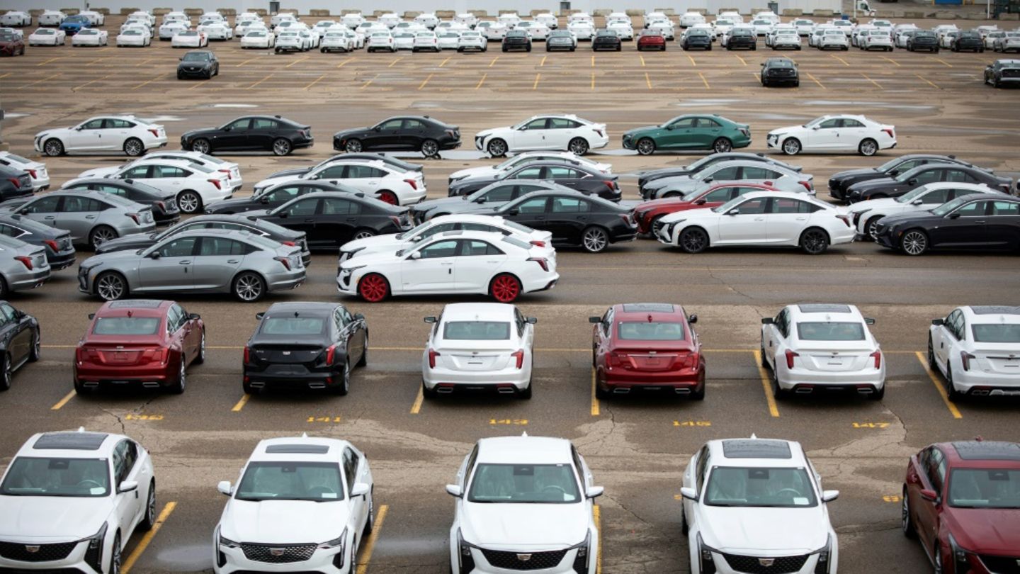 Geparkte Autos