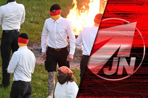 Die rechtsextremen "Jungen Nationalisten" (JN) sind im Visier der Polizei. Einsatzkräfte haben das "Heimathof" genannte Schulungszentrum der JN in Eschede durchsucht