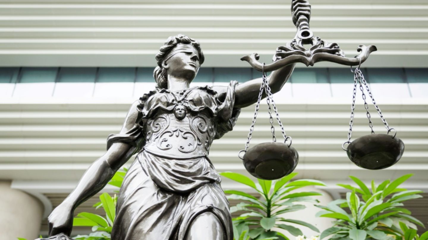 Darstellung der Göttin Justitia