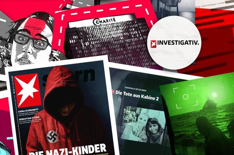 Collage mit Bildern aus stern-Recherchen