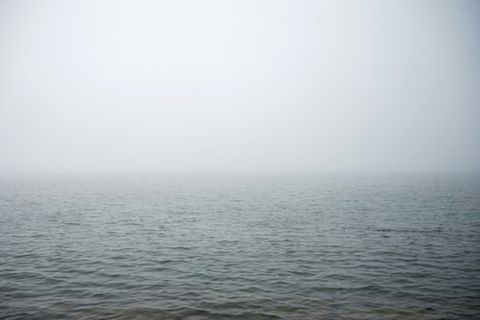 Nebel über dem Meer, hier bei Griechenland