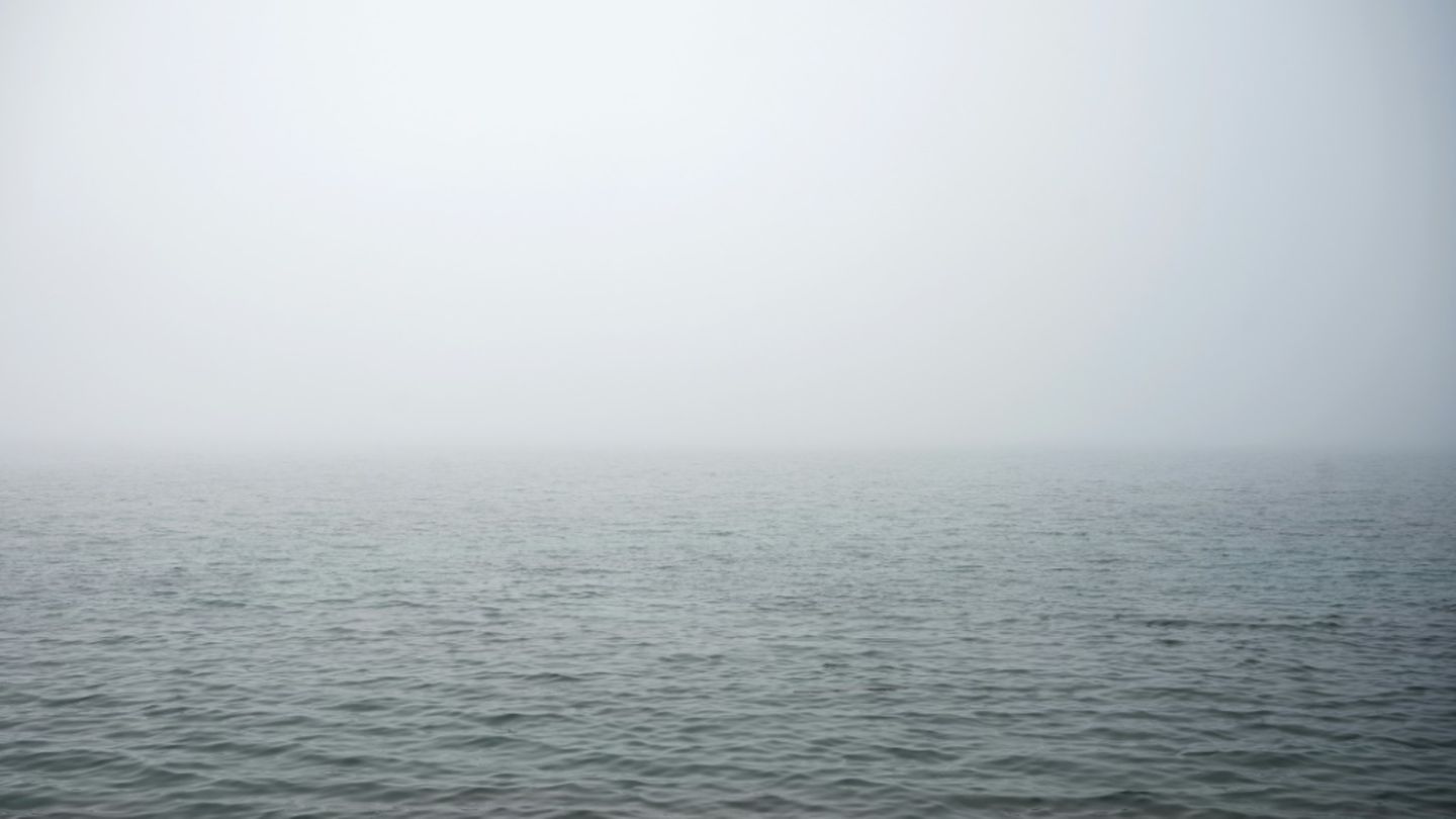 Nebel über dem Meer, hier bei Griechenland