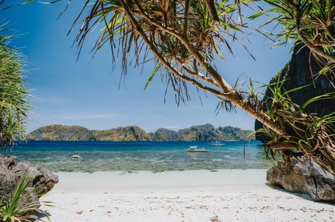 Schönste Strände der Welt Entalula Beach in El Nido auf den Philippinen