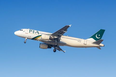Flugzeuge wie dieser Airbus A320 von Pakistan International Airlines dürfen in Indien nicht mehr fliegen