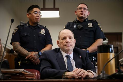 Ex-Filmproduzent Harvey Weinstein bei Gericht
