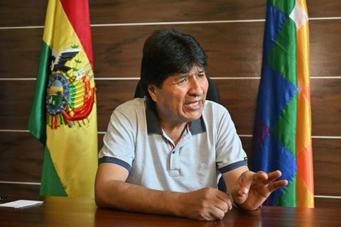 Evo Morales im AFP-Interview