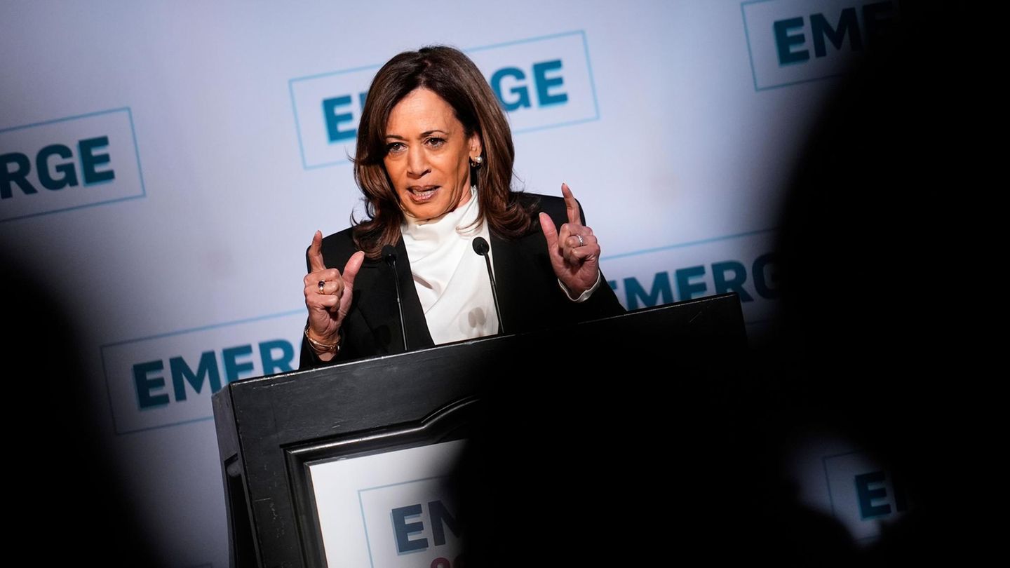 Demokratin: Kamala Harris attackiert Donald Trump in erster großer Rede – und macht Mut