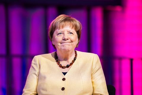 Ex-Kanzlerin Angela Merkel beim evangelischen Kirchentag in Hannover