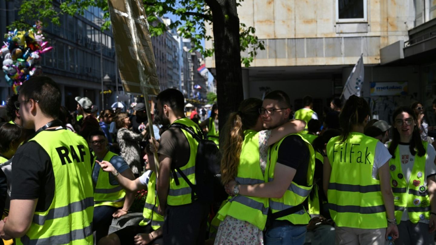 Protest in Belgrad