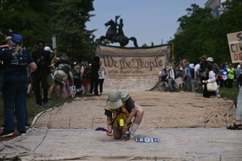Plakativer Protest