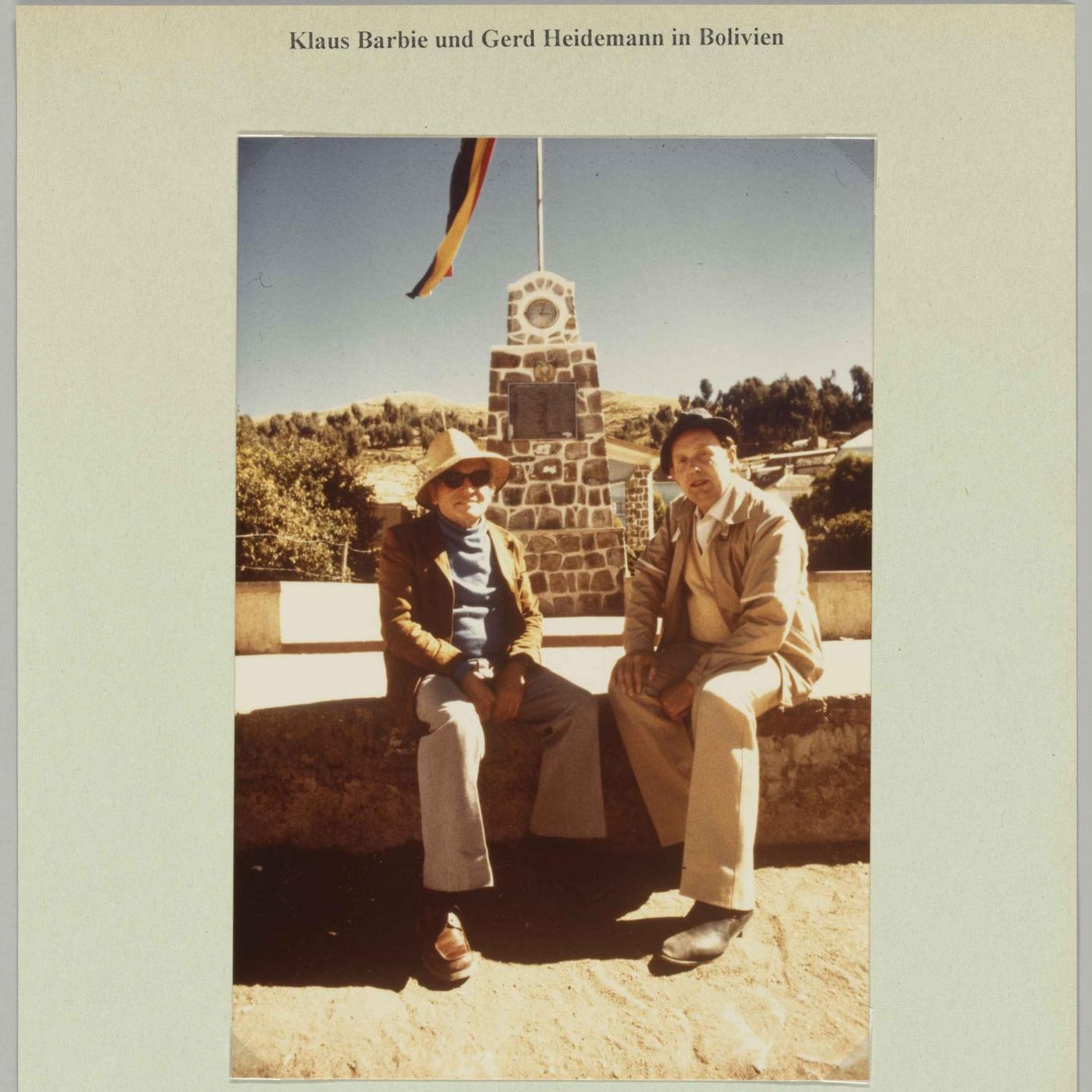 Gerd Heidemann und Klaus Barbie, Bolivien, August 1979