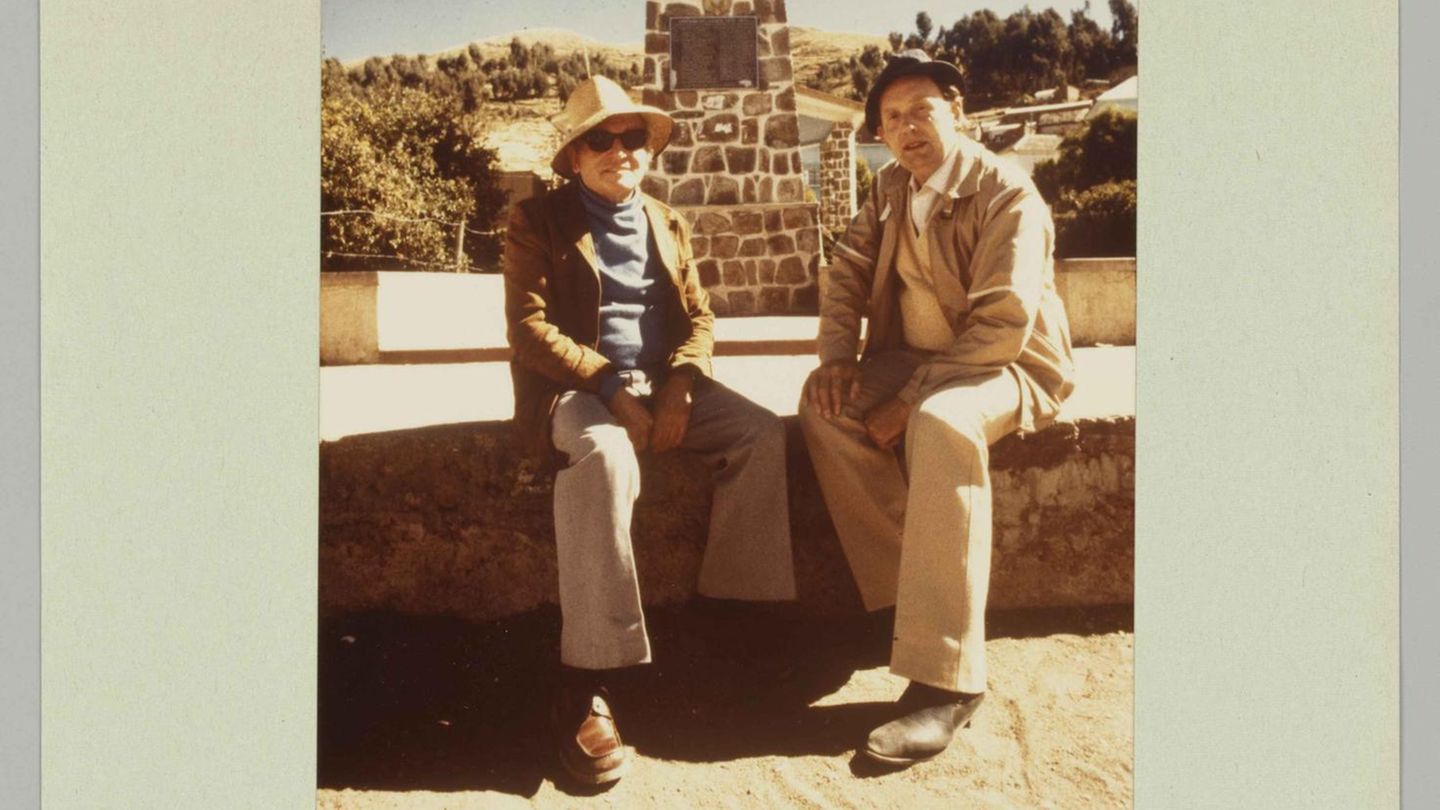 Gerd Heidemann und Klaus Barbie, Bolivien, August 1979