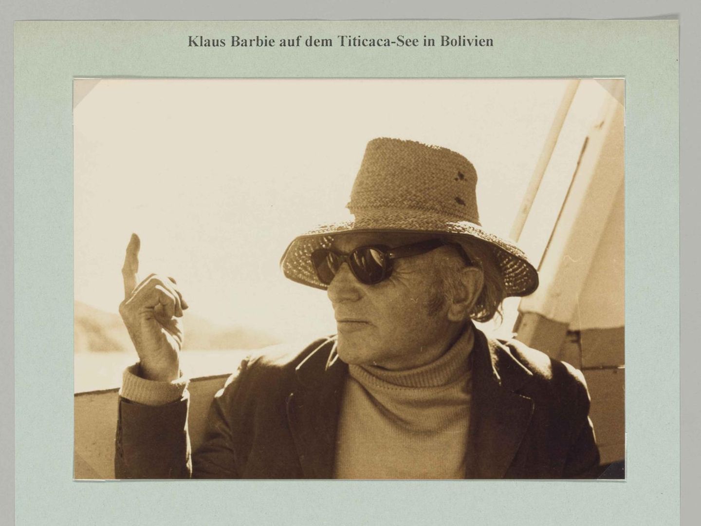Klaus Barbie auf dem Titicaca See August 1979