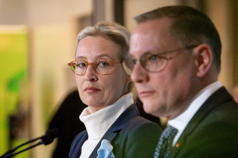 AfD-Chefs Alice Weidel und Tino Chrupalla
