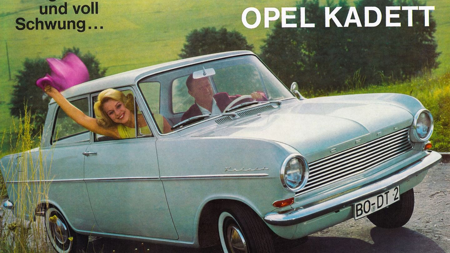 Werbung für Opel Kadett