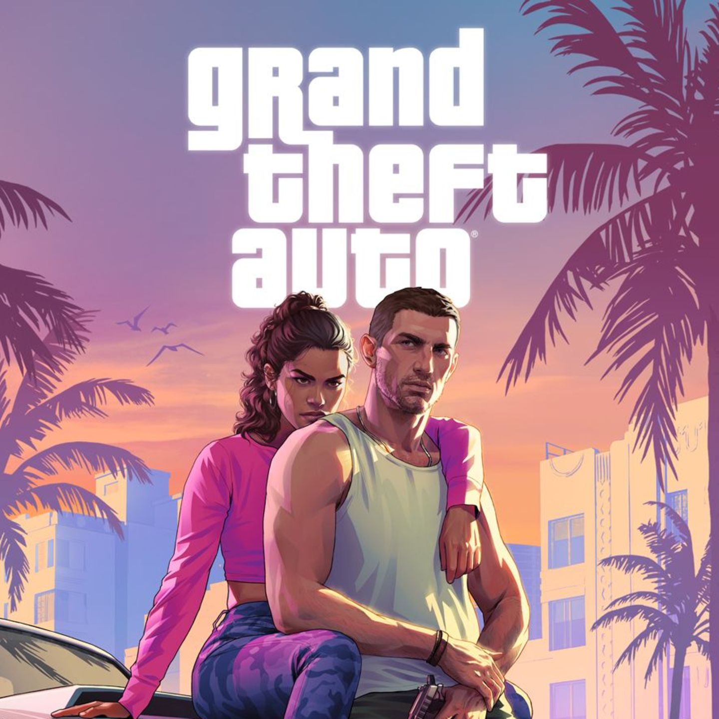 Eine Szene wirbt für "Grand Theft Auto VI" (GTA 6)