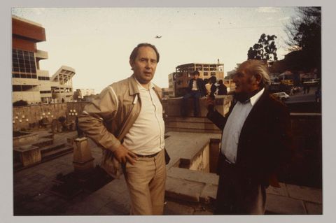 Gerd Heidemann und Klaus Barbie, La Paz, Bolivien, August 1979