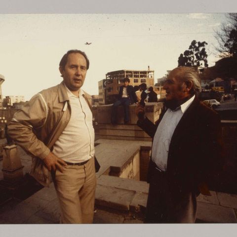 Gerd Heidemann und Klaus Barbie, La Paz, Bolivien, August 1979