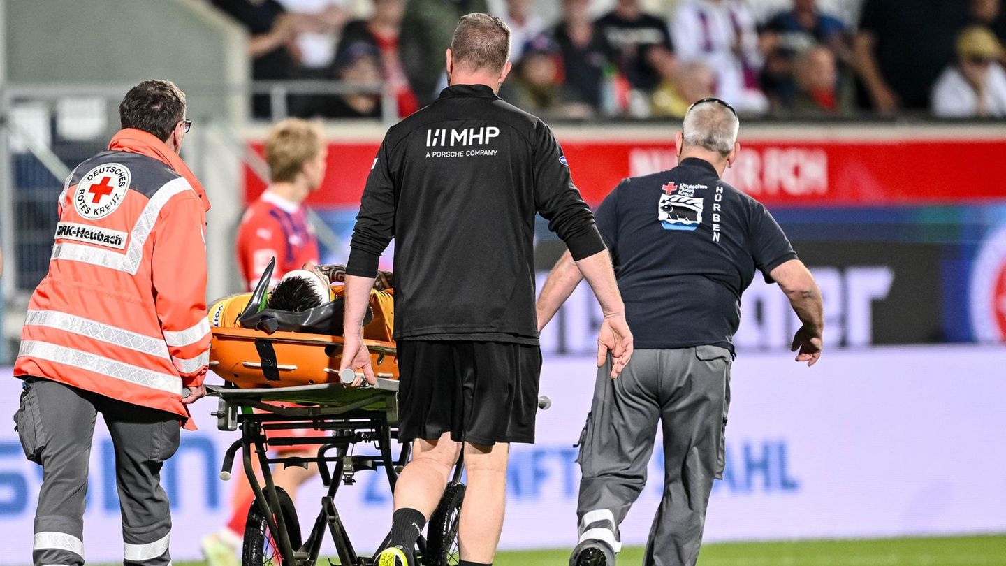 Heidenheim is worried about goalkeeper Müller after a violent collision