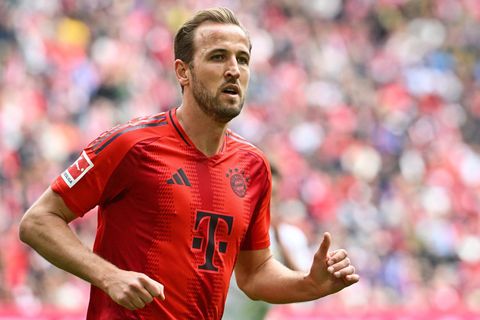 Harry Kane vom FC Bayern in einem Bundesligaspiel