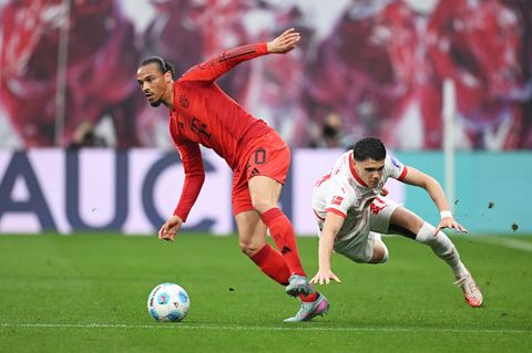 Leroy Sané vom FC Bayern im Spiel gegen RB Leipzig
