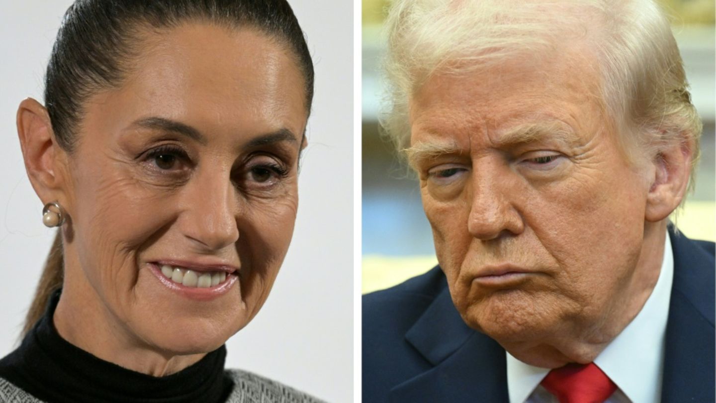 Claudia Sheinbaum und Donald Trump