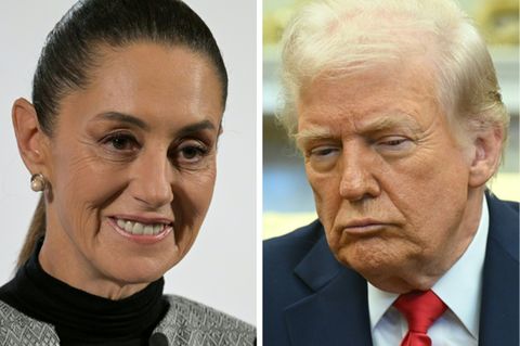 Claudia Sheinbaum und Donald Trump