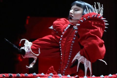 Lady Gaga in Rio auf der Bühne
