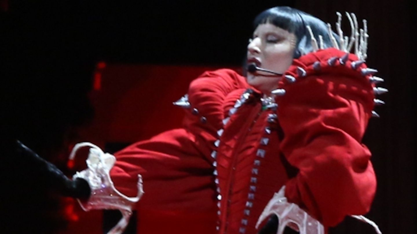 Lady Gaga in Rio auf der Bühne