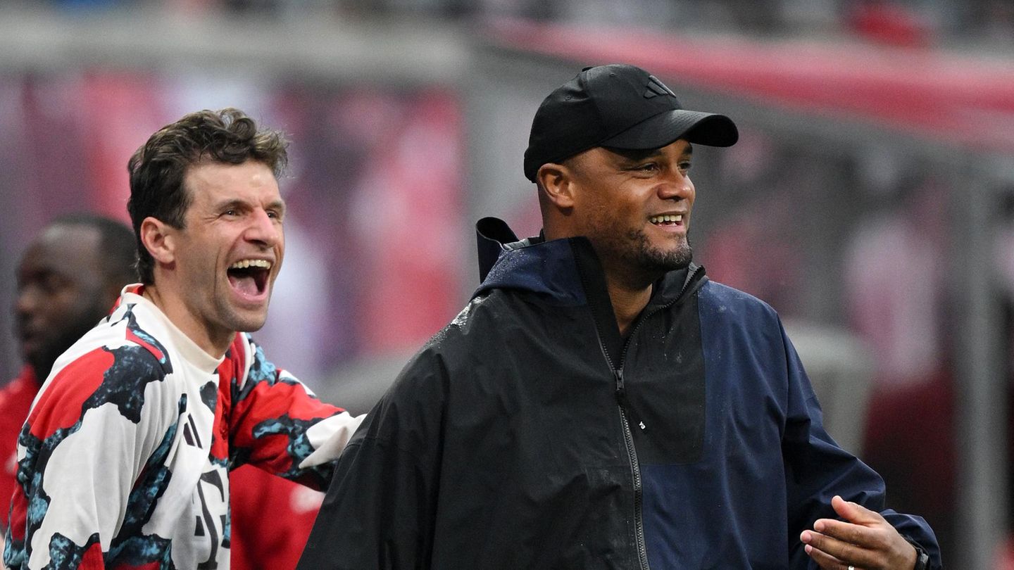 Bayern München: Thomas Müller und Vincent Kompany