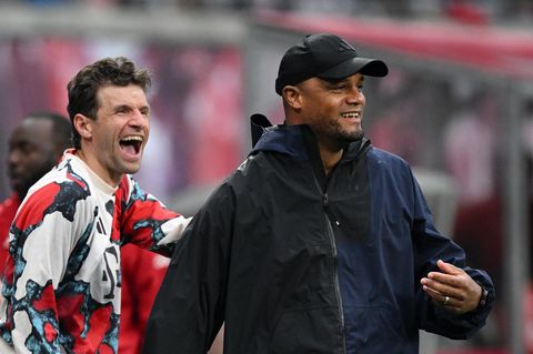 Bayern München: Thomas Müller und Vincent Kompany
