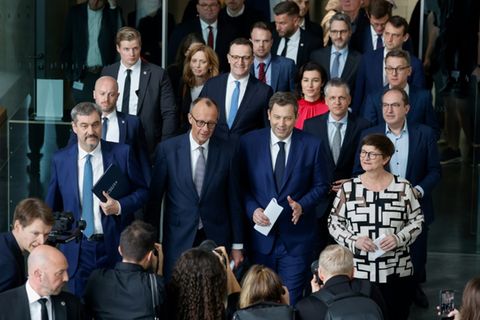 Spitzenpolitiker von Union und SPD