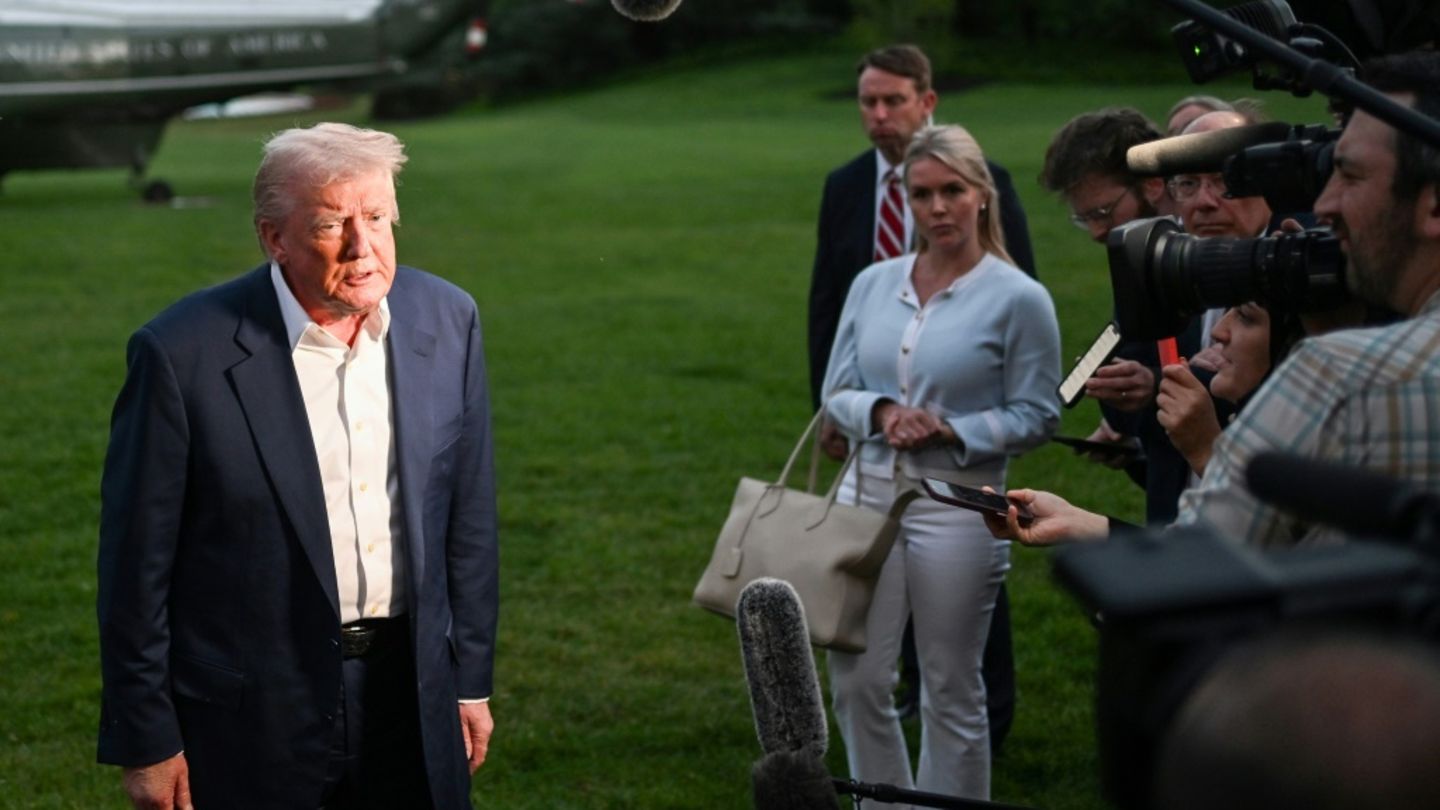 Donald Trump am Sonntag in Washington