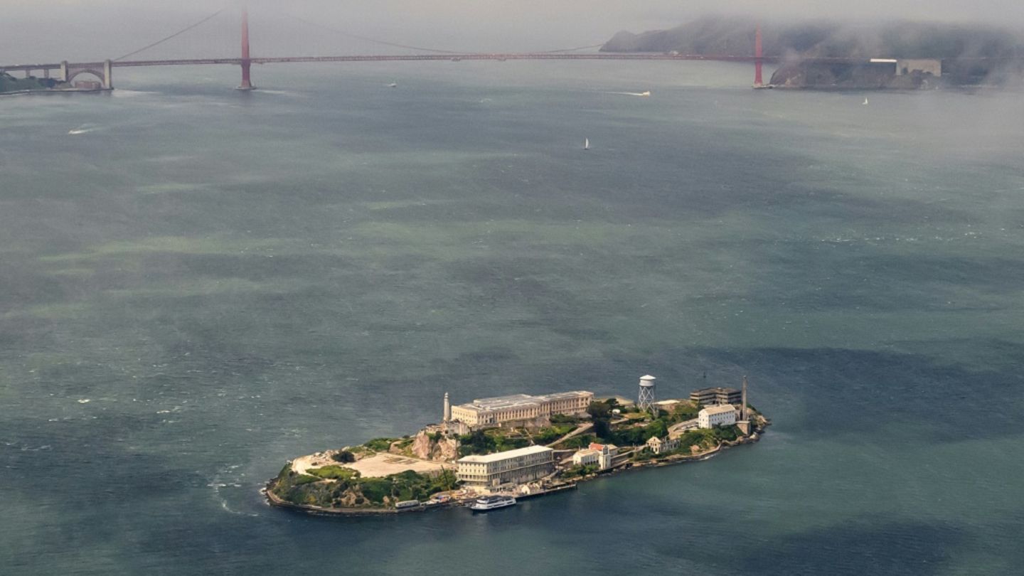 Gefängnisinsel Alcatraz vor San Francisco