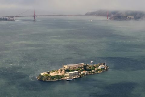 Gefängnisinsel Alcatraz vor San Francisco