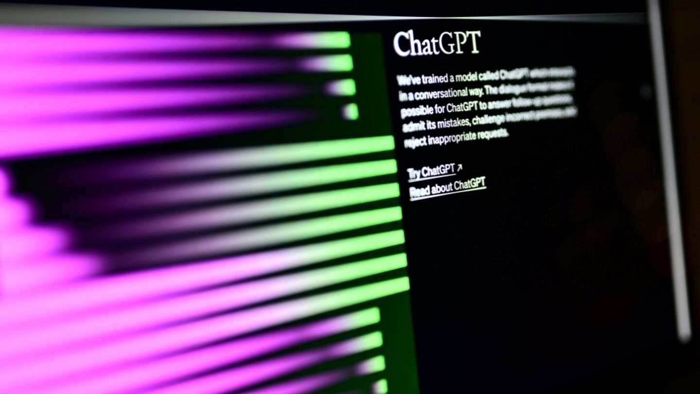Homescreen des KI-Chatbots ChatGPT