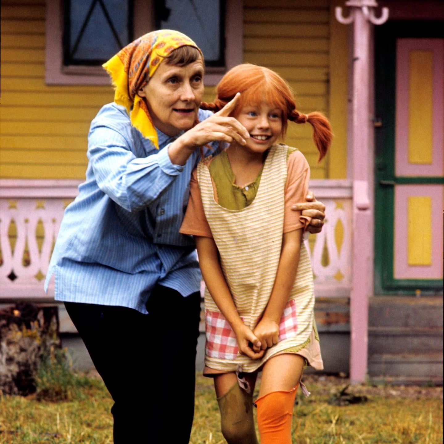 1968 wurde Pippi Langstrumpf verfilmt – mit Inger Nilsson in der Hauptrolle. Lindgren stand ihr mit Rat und Tat zur Seite