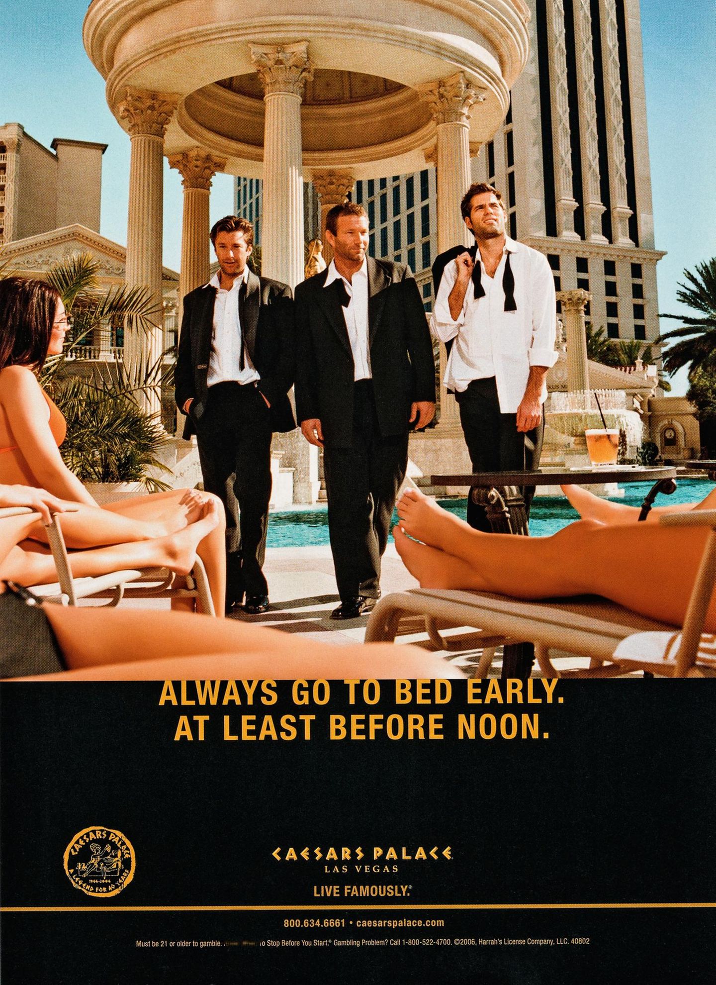 Durchzechte Nacht Caesars Palace