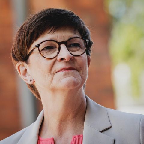 The SPD's co-party chairwoman, Saskia Esken