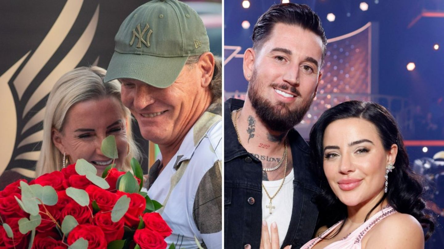 Peggy Jerofke und Steff Jerkel (l.) sowie Leyla Lahouar und Mike Heiter wollen heiraten.